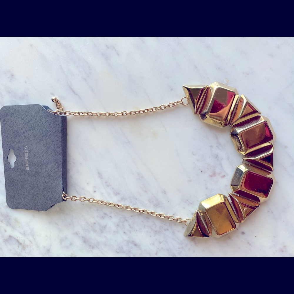Express gold necklace - NEW!!